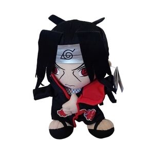 NWT Official Naruto Shippuden Itachi Uchicha Plushie Stuffed Toy 9" New ‎ Japan